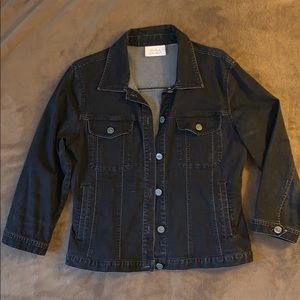 Dana Bachman 3/4 sleeve jean jacket